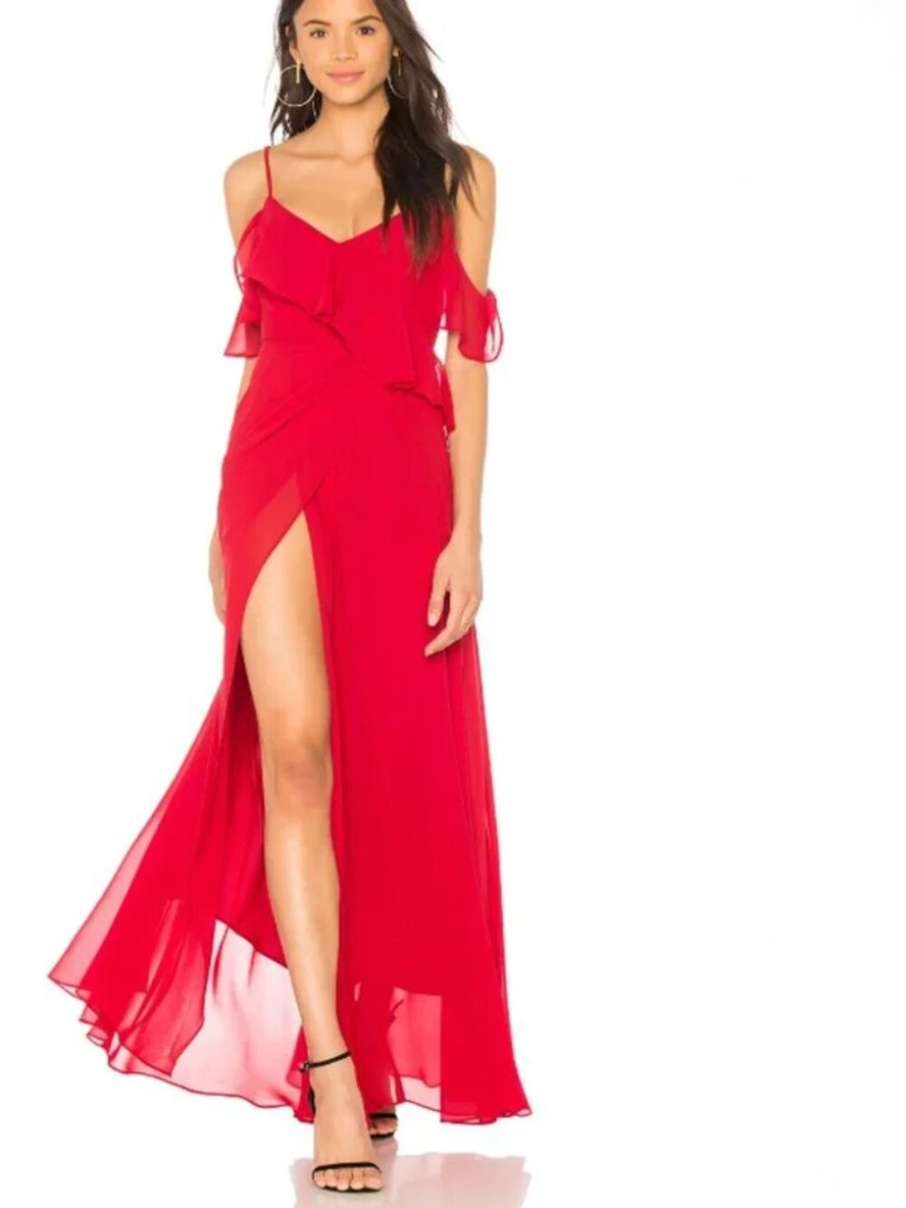 NWT Yumi Kim Because of You Maxi Size Large Dress Rouge Red See notes!